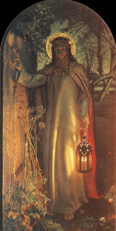 William Holman Hunt The Light of the World Norge oil painting art